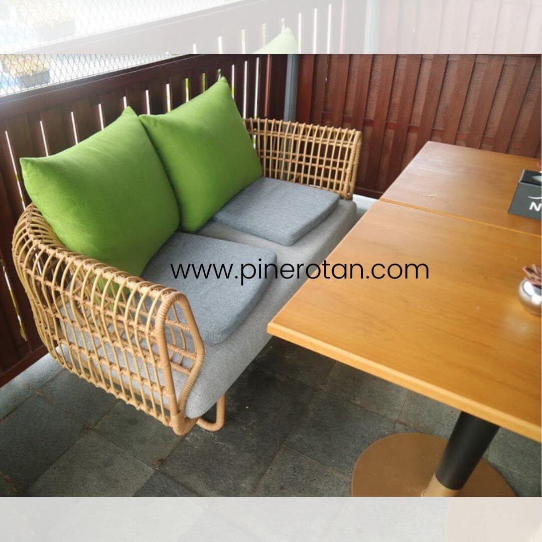 Kursi Outdoor Rotan - Mali Arm Chair