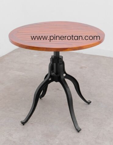 Meja Makan Bundar Cafe - Jangkar Dining Table