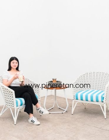 Kursi Outdoor Set Rotan - Kingstone Lazy TS - Milan2