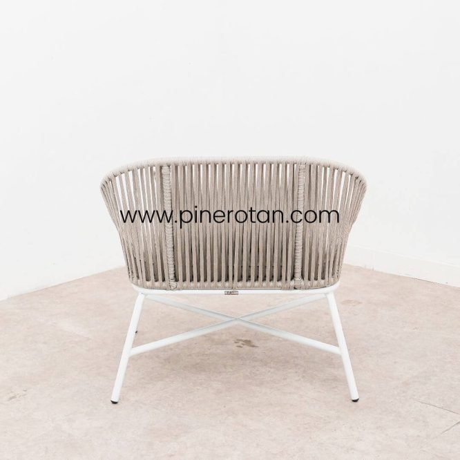 Set Meja Kursi Tamu / Teras / Villa Rotan Sintetis Minimalis Modern / Cleopatra Living Set - Labu Coffee Table