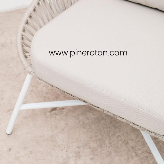 Set Meja Kursi Tamu / Teras / Villa Rotan Sintetis Minimalis Modern / Cleopatra Living Set - Labu Coffee Table