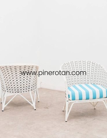 Kursi Terrace Anyaman Rotan - Kingstone Lazy Chair