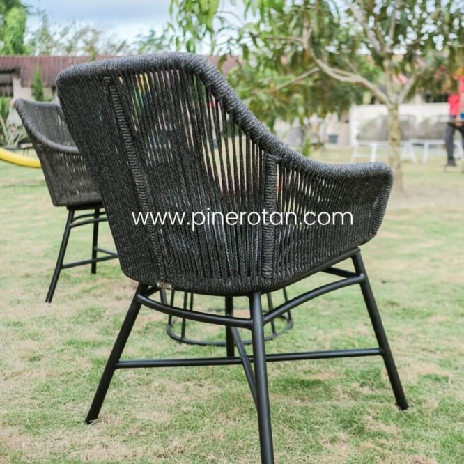 Kursi Teras Rope Outdoor - Marlyn Arm Chair Rope