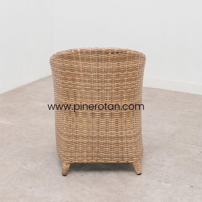 1 Set Meja Tamu Rotan Sintetis / Kursi Tamu - Arthur Living Set 4x1 - Kenko Coffee Table