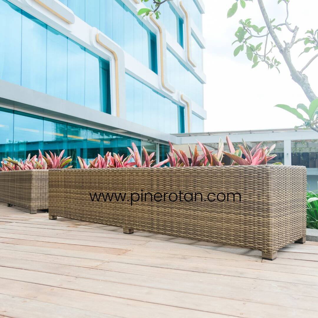 flower place outdoor furniture pine rotan - marriott hotel yogyakarta