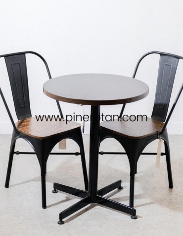 Meja Kursi Set Industrial - Karen Dining Set