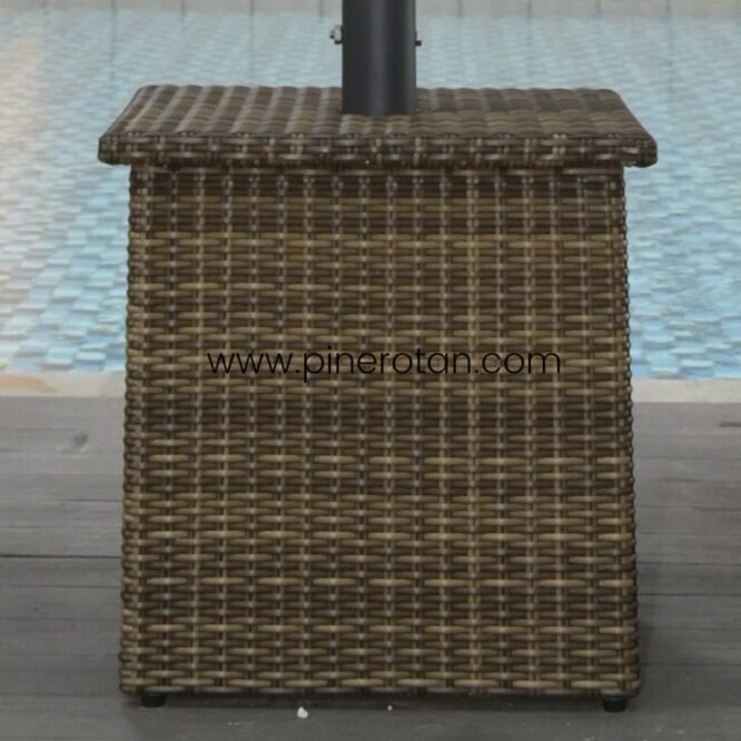 Set Payung - Meja Payung - Kursi Santai / Kursi Malas / Kursi Pantai / Sunbed / Summer Set Lounger dan Barito Umbrella