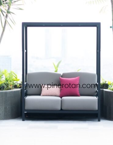 bale-bale outdoor rotan - daybed