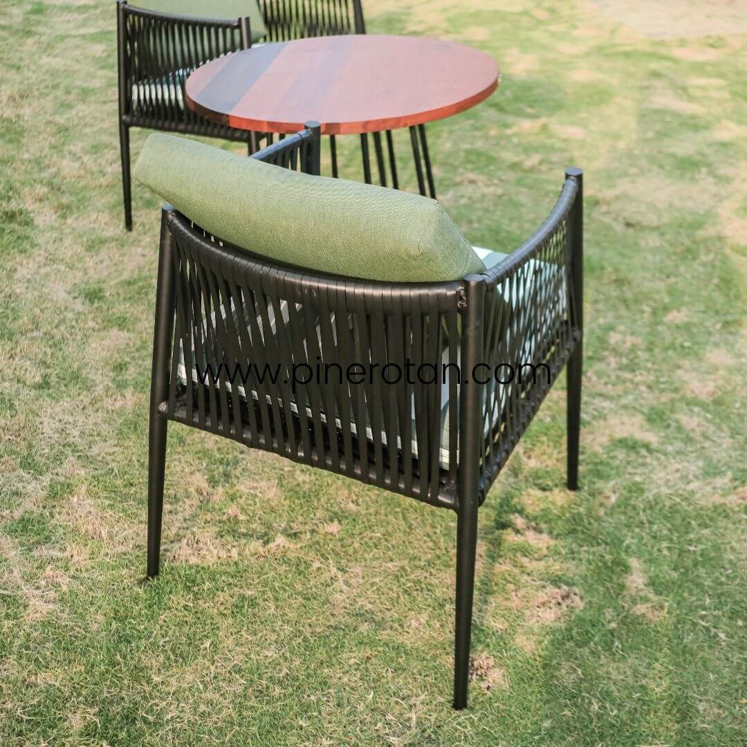 Kursi Anyaman Sintetis Rotan - Cherry Terrace Set - Maroko Coffee Table