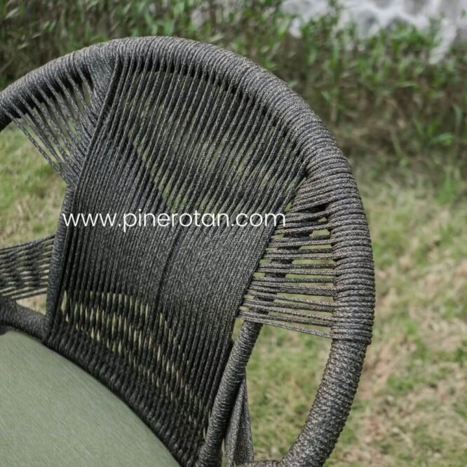 Kursi Outdoor Anyaman Rope - Pari Terrace Set - Maroko Side Table