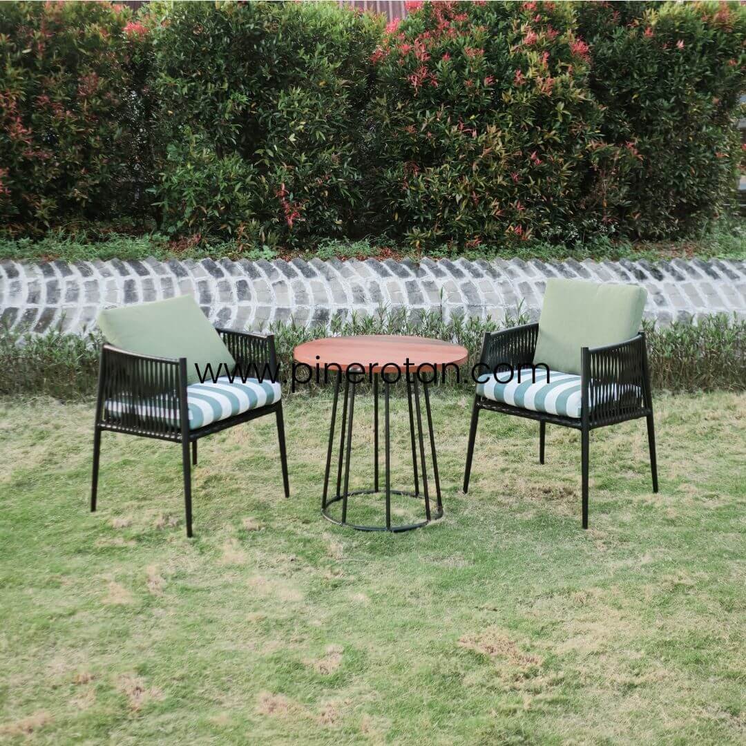 Kursi Meja Teras Santai - Cherry Terrace Set - Maroko Coffee Table