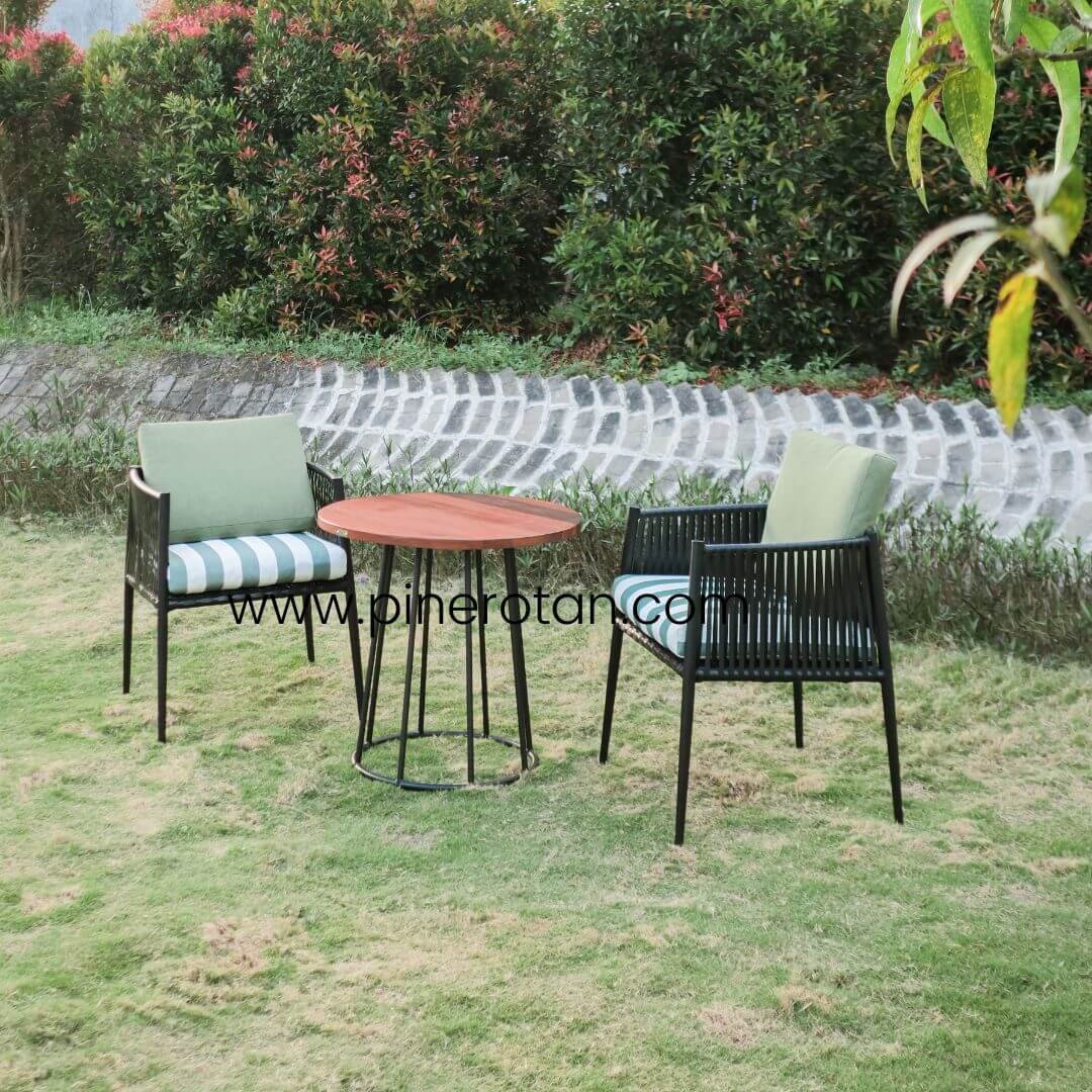 Kursi Outdoor Sintetis Rotan - Cherry Terrace Set - Maroko Coffee Table
