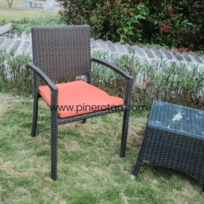 Kursi Teras Rotan Sintetis - Mexico Arm Chair