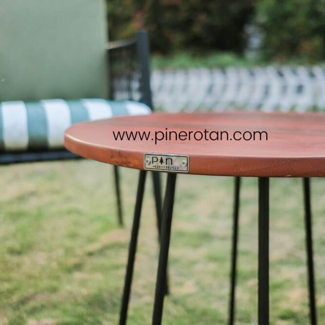 Meja Outdoor Kayu - Cherry Terrace Set - Maroko Side Table