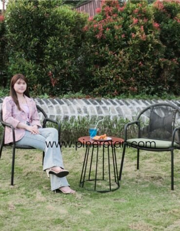 Set Teras Outdoor Rope - Pari Terrace Set - Maroko Side Table