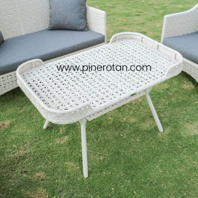 Sofa Outdoor Rotan Karo - Karo Living Set - White WashSintetis