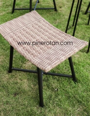 Kursi Stool Rotan Sintetis - Karo Stoll