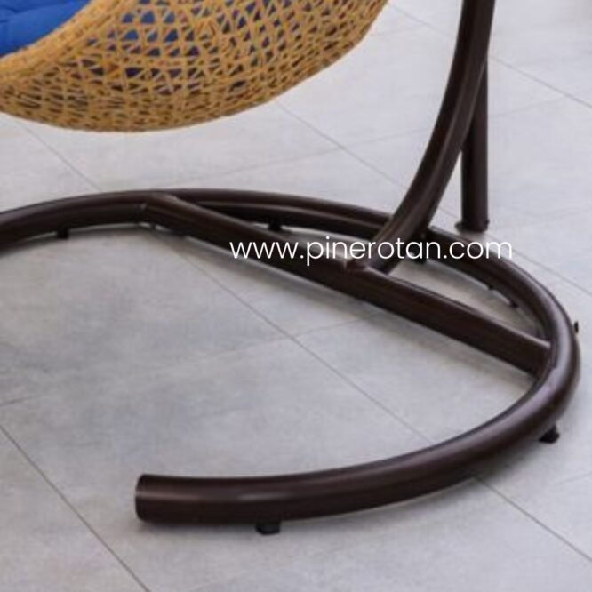 Ayunan Gantung Rotan Sintetis - Egg Hanging Chair Outdoor